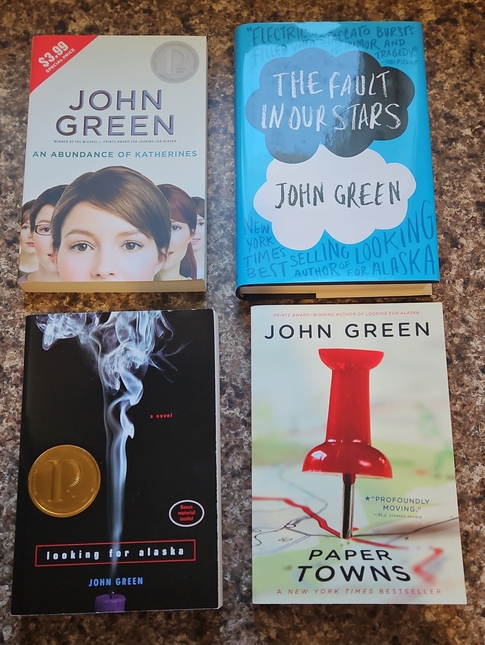 John Green Paperback & Hardcover Book Bundle